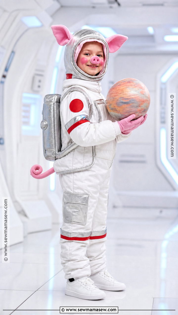 Astronaut Peppa Pig Costume With Space Helmet - 30 peppa pig costume ideas