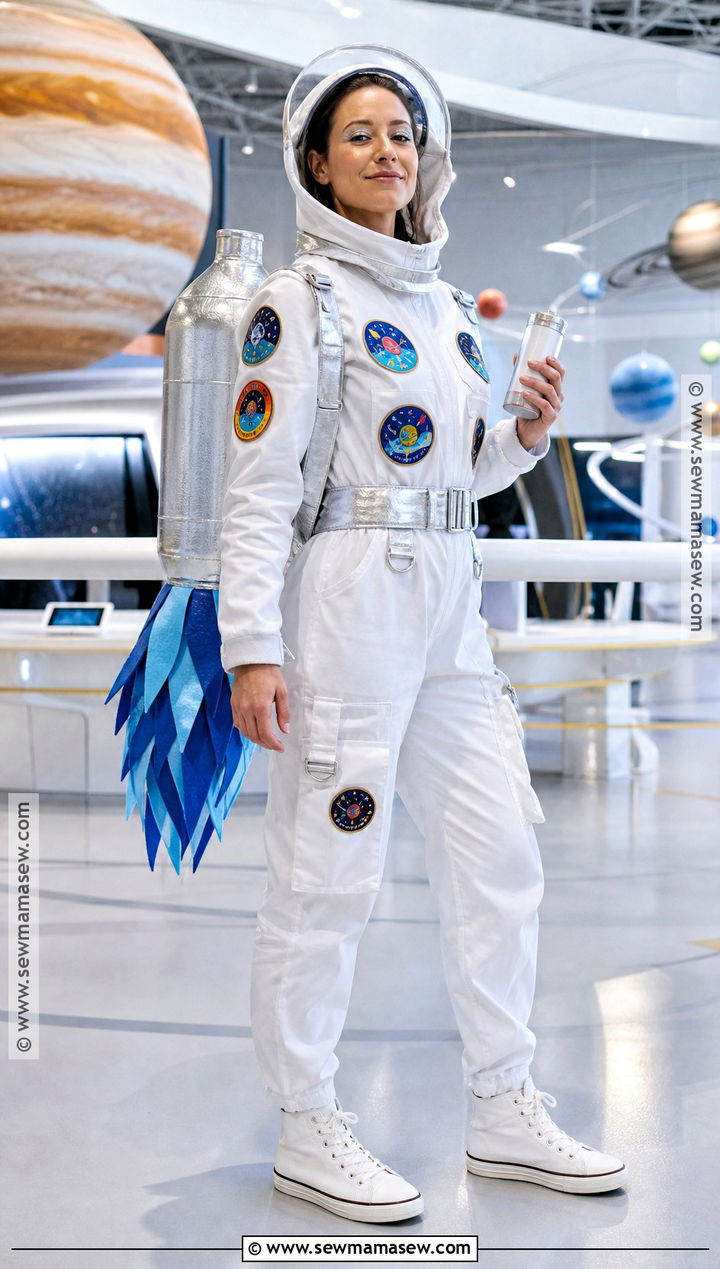 Astronaut Solar System Costume With Planet Backpack - 30 Solar System Costume Ideas