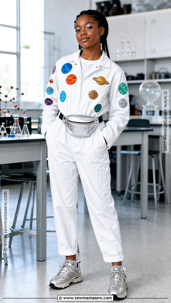 Astronaut White Jumpsuit Costume - 30 high school halloween costumes
