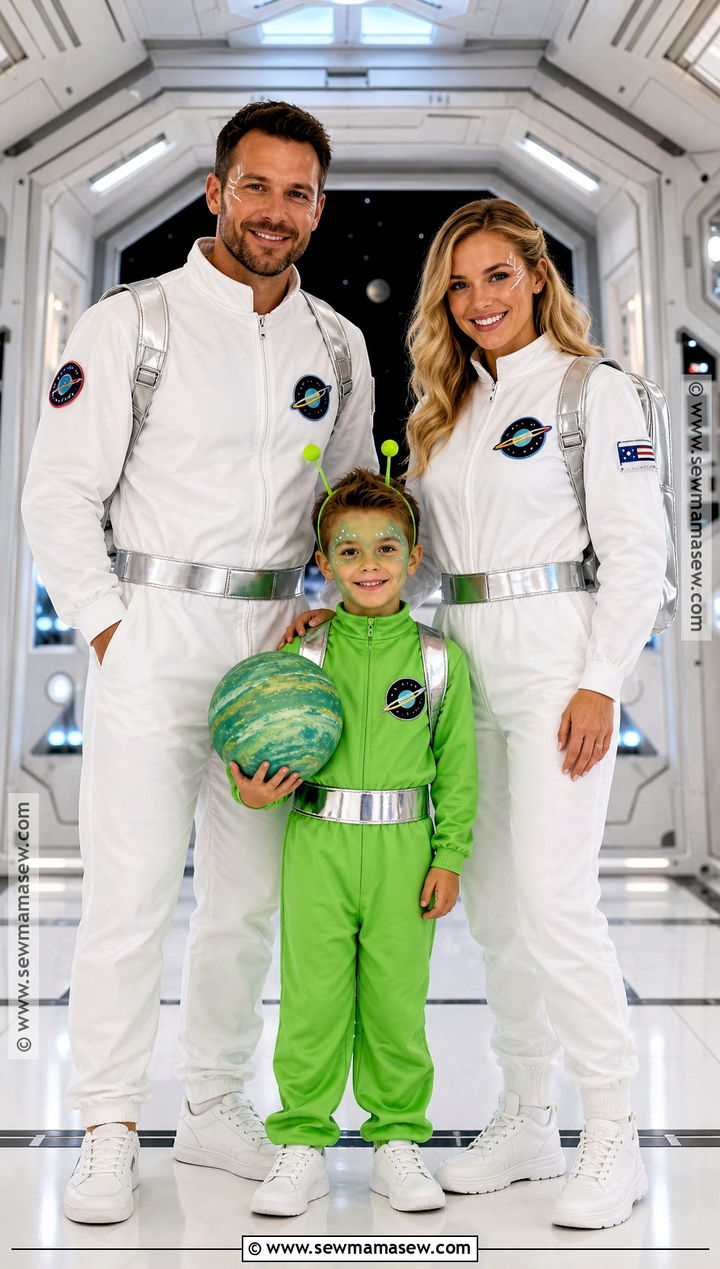 Astronauts And Alien Costume - 30 family costumes for 3