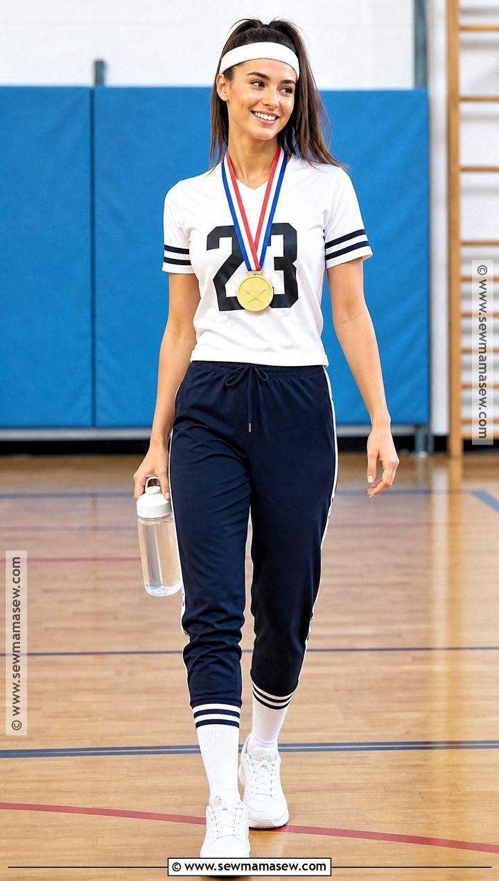 Athlete Costume With A Sports Outfit - 35 Easy At Home Halloween Costumes