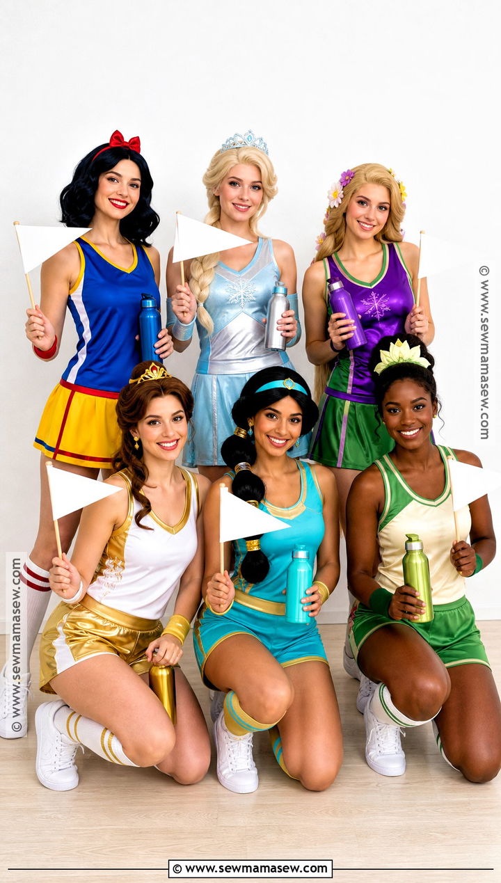 Athletic Disney Princess Group Costume - 30 disney princess group costumes