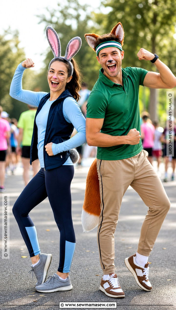 Athletic Judy Hopps And Nick Wilde Costume - 35 judy hopps and nick wilde costume ideas