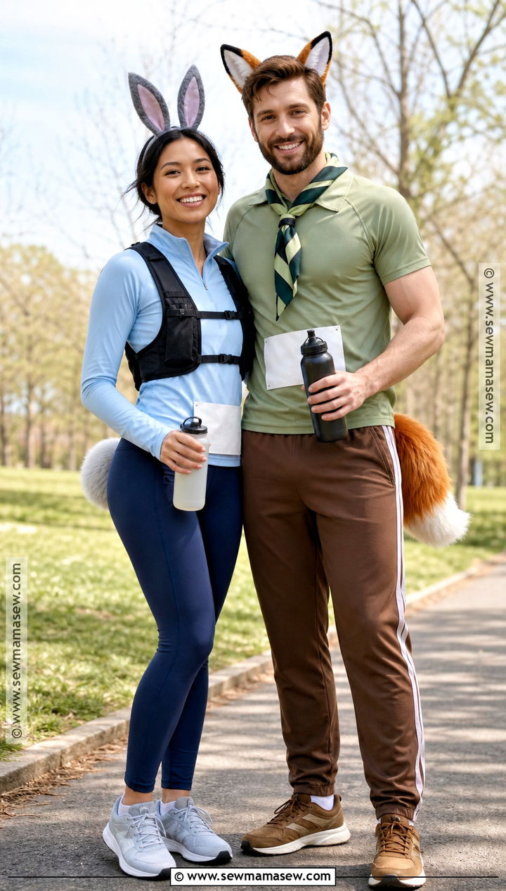 Athletic Nick Wilde And Judy Hopps Costume - 30 nick wilde and judy hopps costume ideas