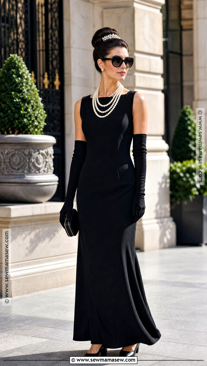 Audrey Hepburn Black Dress Costume - 30 film costume ideas