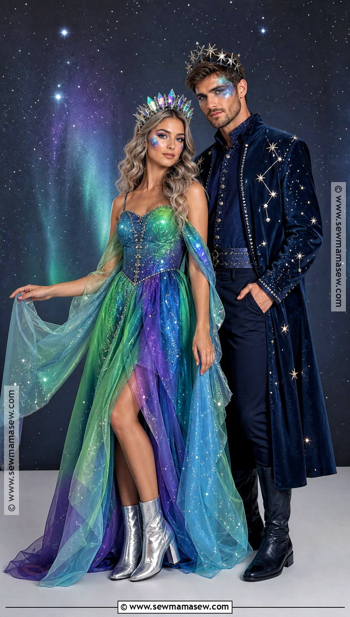 Aurora And Night Sky Couples Costume - 40 unique couples halloween costume ideas