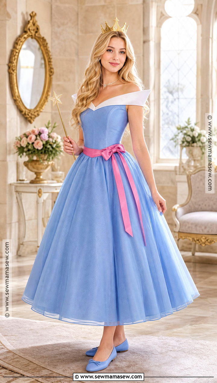 Aurora Blue Dress Costume - 30 Disney Princess Costume Ideas