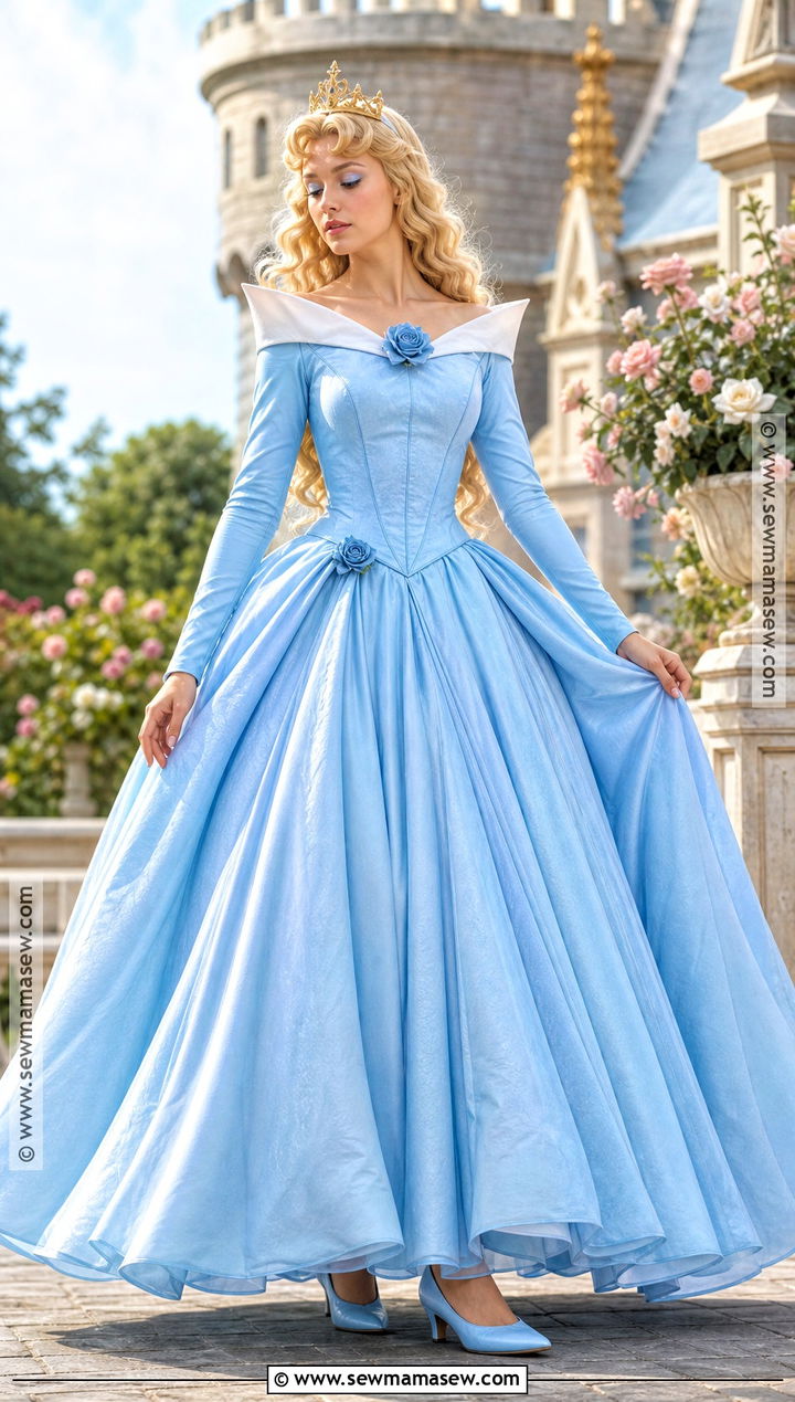 Aurora Blue Gown Cosplay - 30 disney princess cosplay ideas
