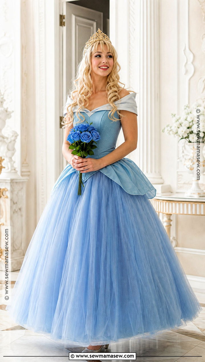 Aurora Blue Gown Costume - 45 disney princess costumes