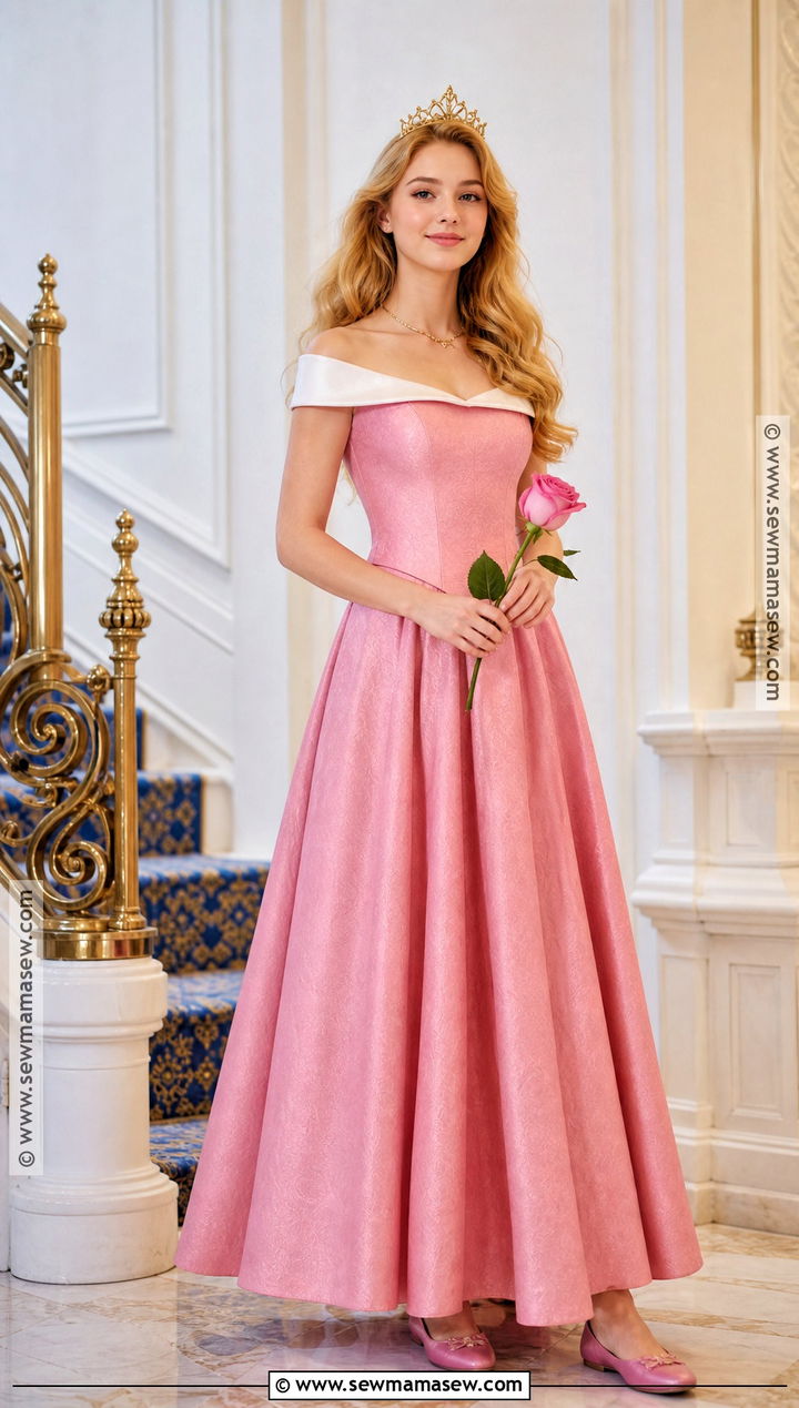 Aurora Costume With Pink Princess Dress - 30 disney dress up ideas