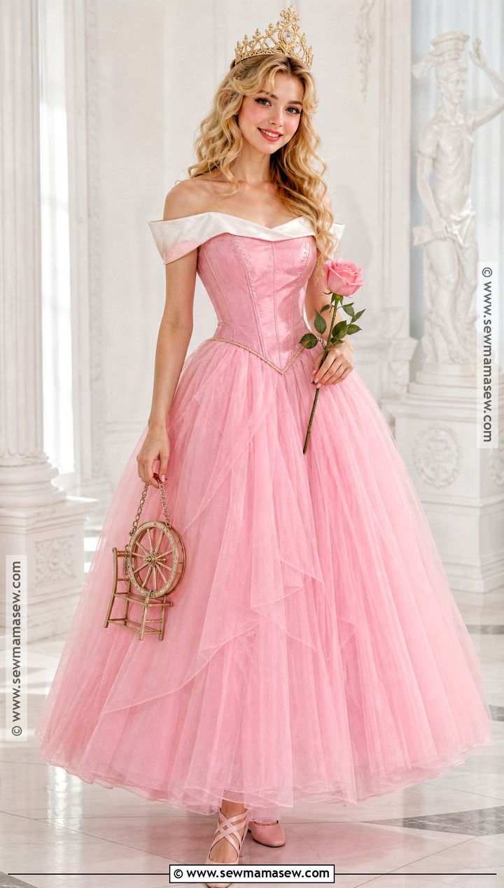 Aurora Pink Princess Costume - 50 princess costume ideas