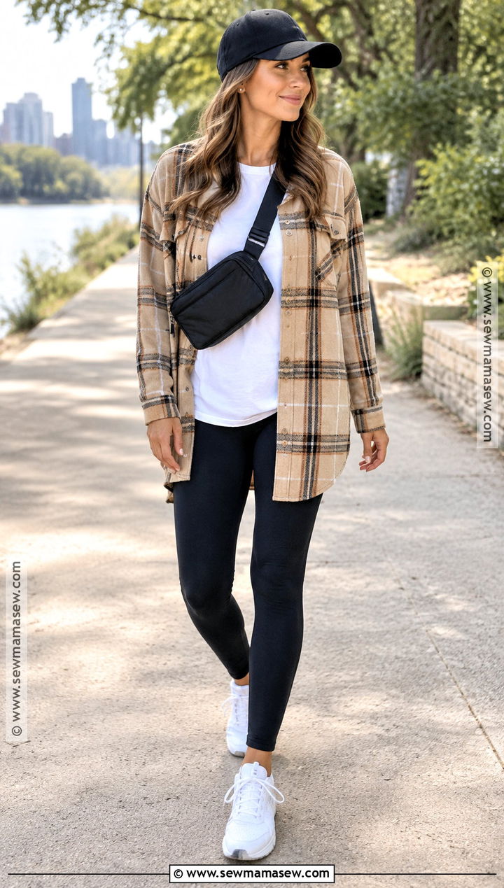 Austin Fall Shacket And Leggings Outfit - 15 fall austin outfit ideas