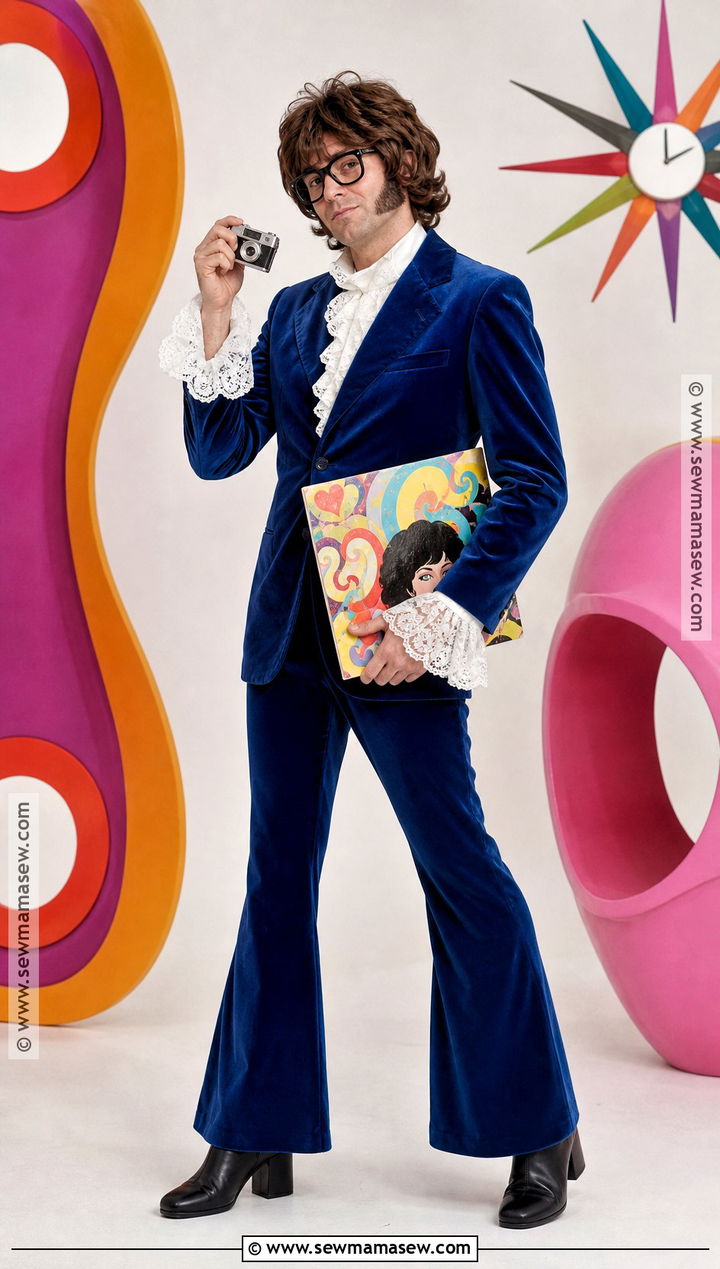 Austin Powers Blue Velvet Movie Costume - 30 halloween costumes movies