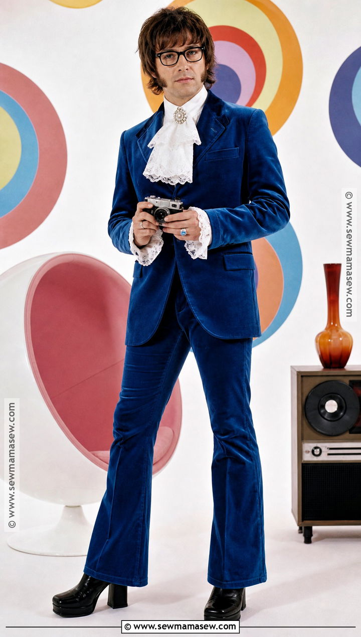 Austin Powers Velvet Suit Costume - 35 iconic movie characters costumes