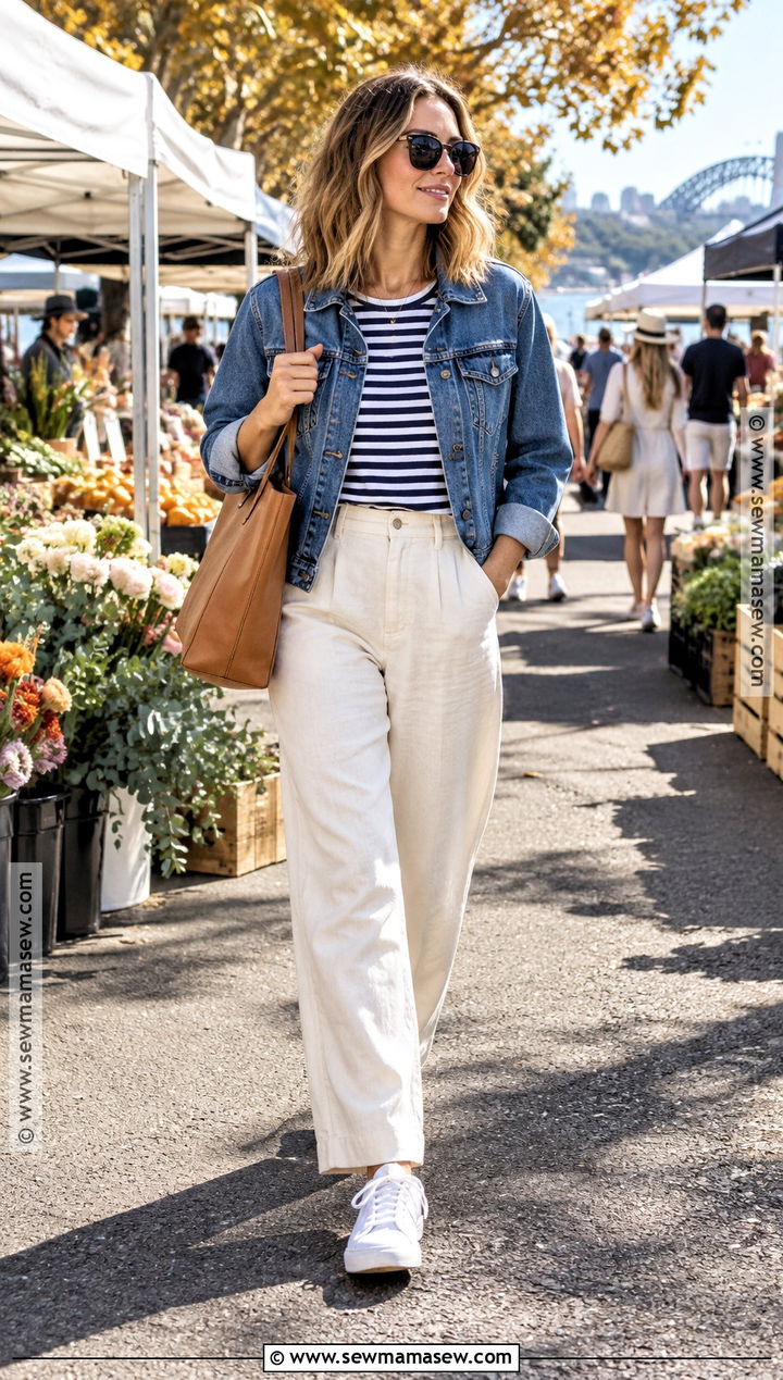 Australian Autumn Denim Jacket Outfit - 20 Autumn Outfits Australian