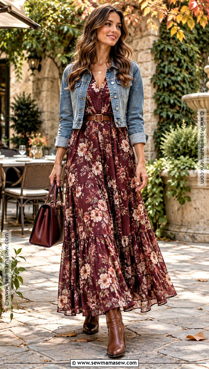 Australian Autumn Maxi Dress Outfit - 20 Autumn Outfits Australian