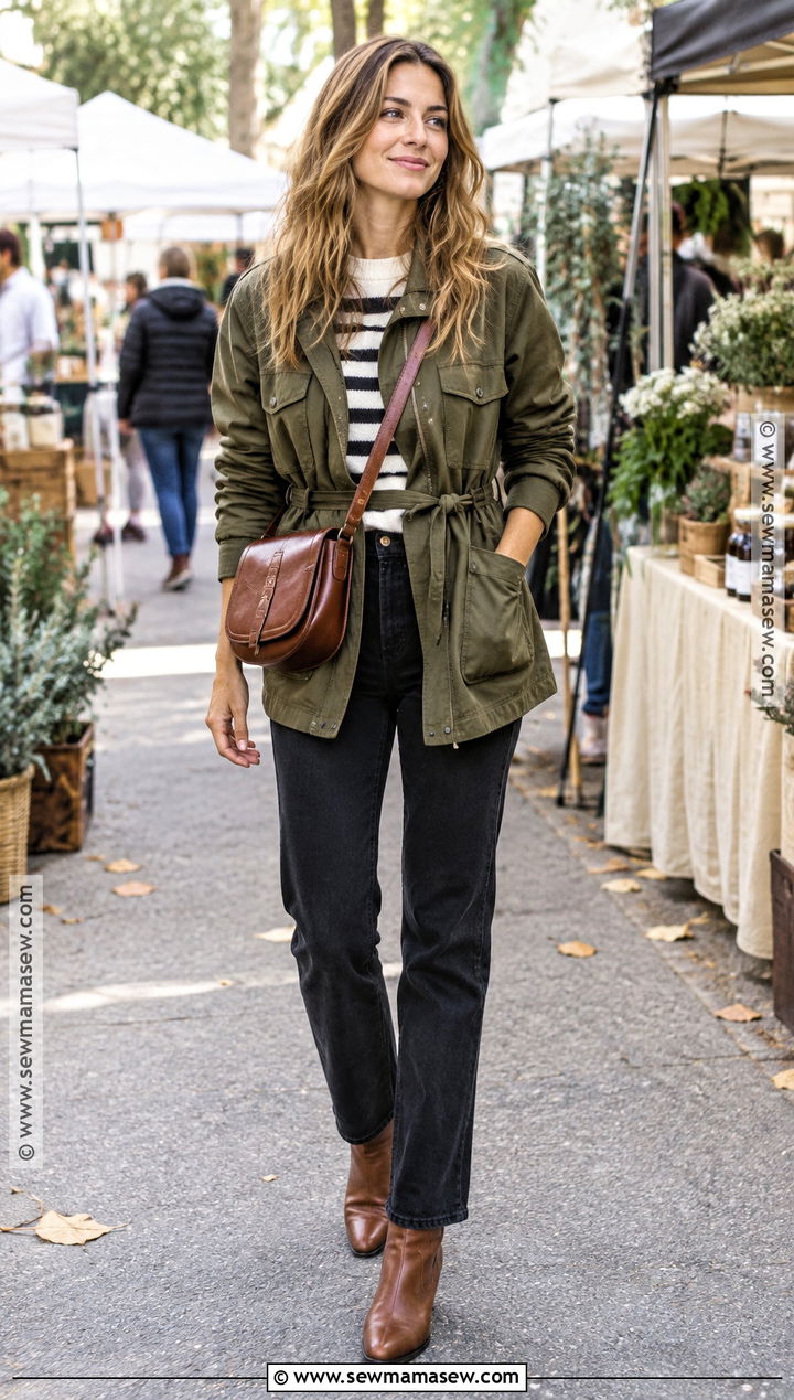 Australian Autumn Utility Jacket Outfit - 20 Autumn Outfits Australian