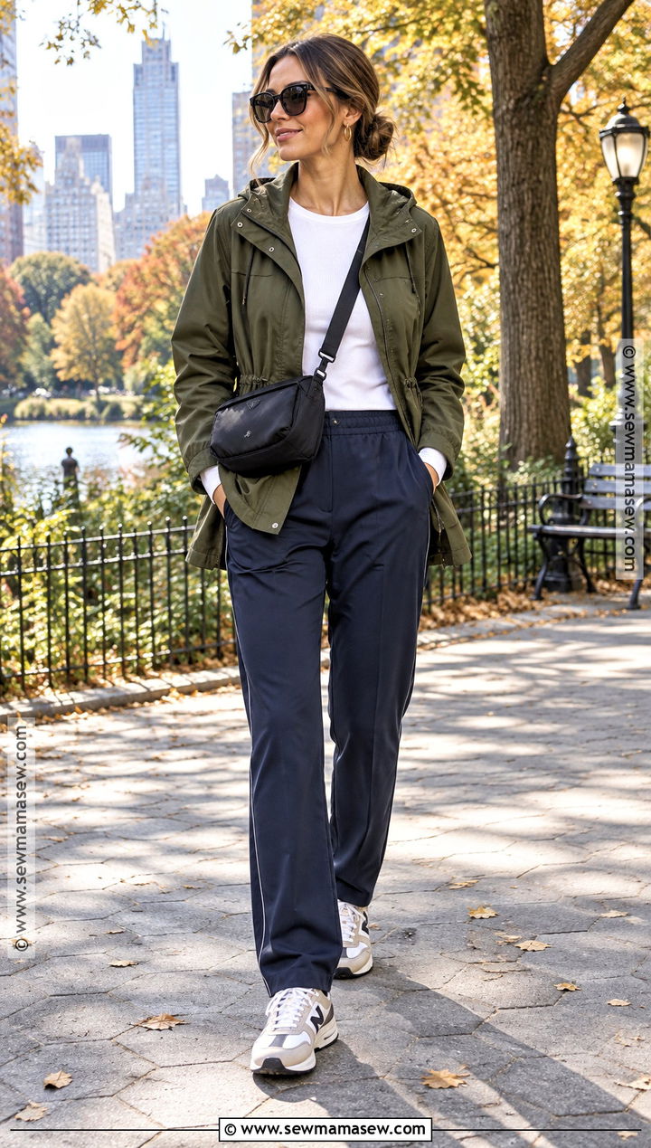 Autumn Anorak And Track Pants Outfit - 25 autumn style inspiration ideas