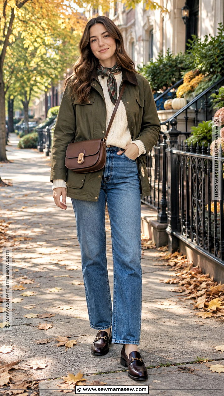 Autumn Barn Jacket And Jeans Outfit - 15 autumn trends 2026 outfits