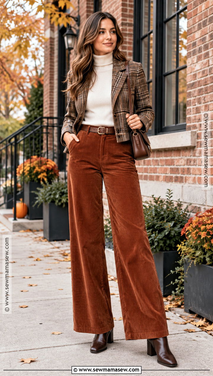 Autumn Corduroy Pants And Turtleneck Outfit - 25 autumn fashion ideas 2026