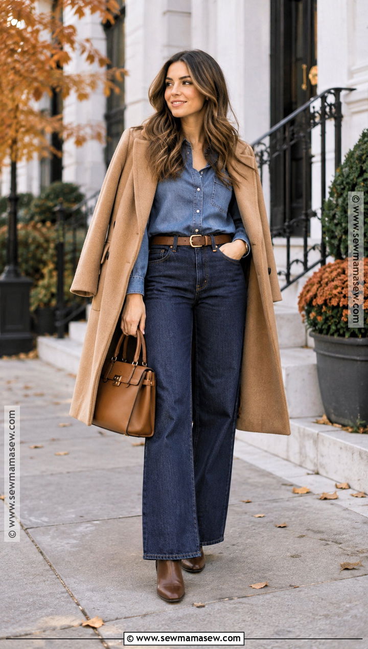 Autumn Double Denim Outfit - 15 outfit ideas 2026 autumn