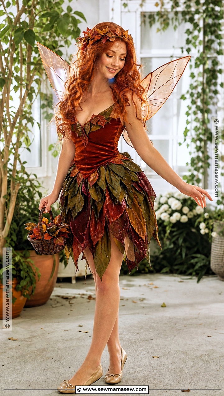 Autumn Fairy Costume - 30 red hair halloween costume ideas