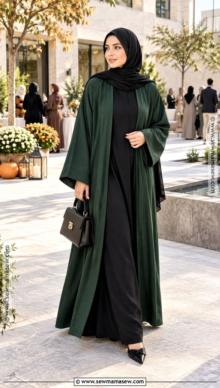 Autumn Hijabi Abaya Outfit - 25 autumn hijabi outfits
