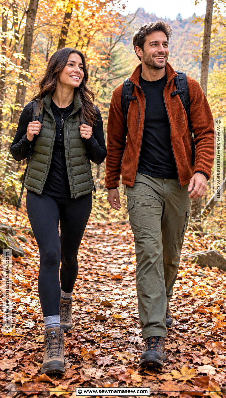Autumn Hiking Couple Outfit - 15 couples autumn outfits