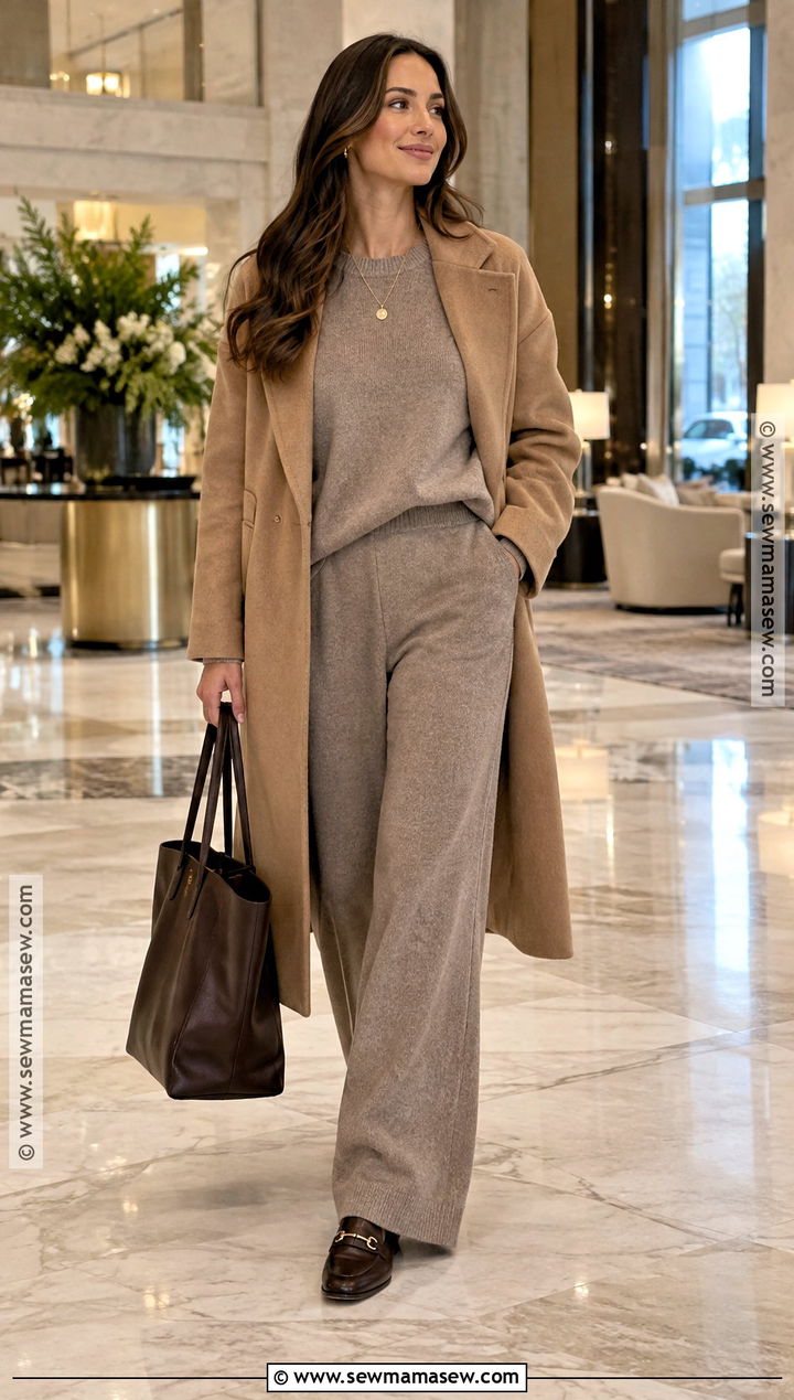 Autumn Matching Knit Set Outfit - 25 autumn clothes