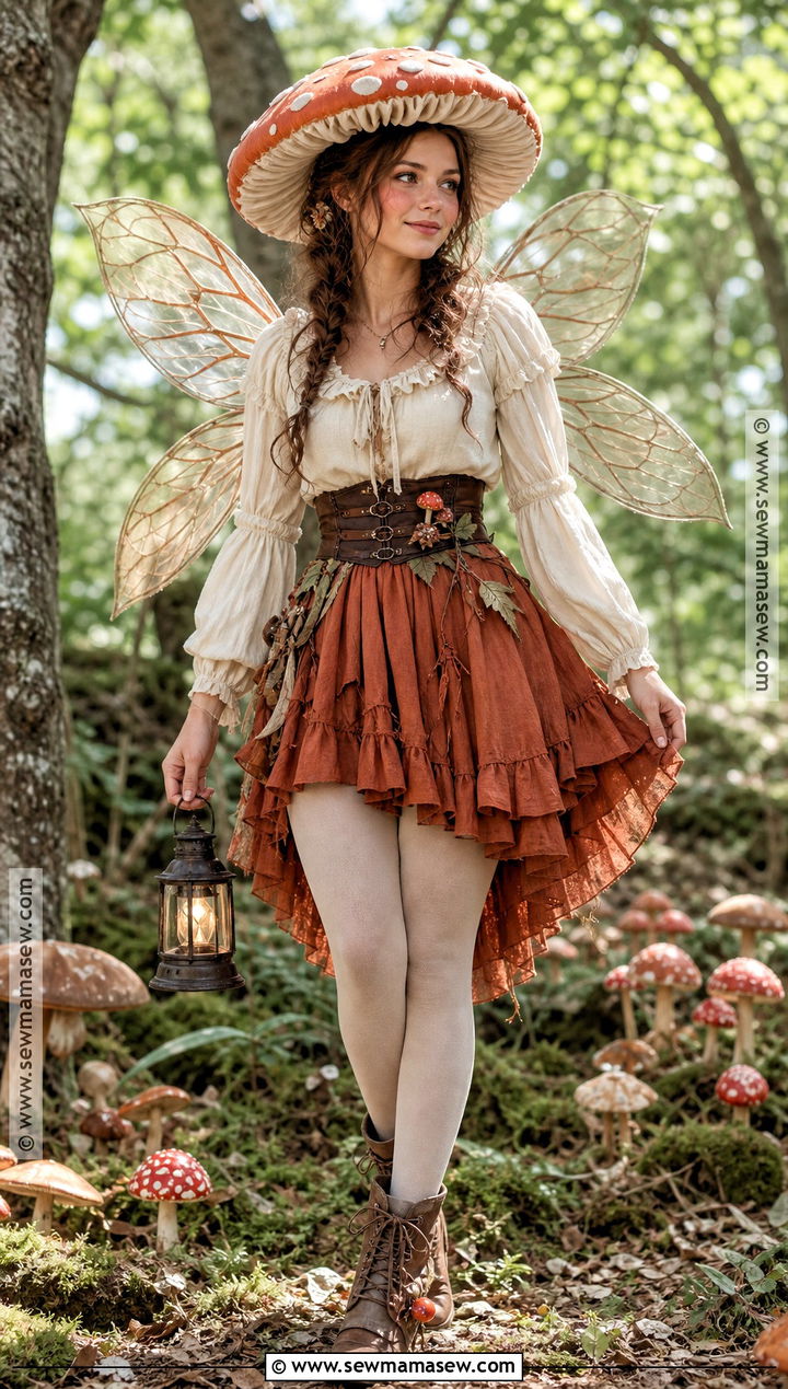 Autumn Mushroom Fairy Costume - 30 autumn costume ideas