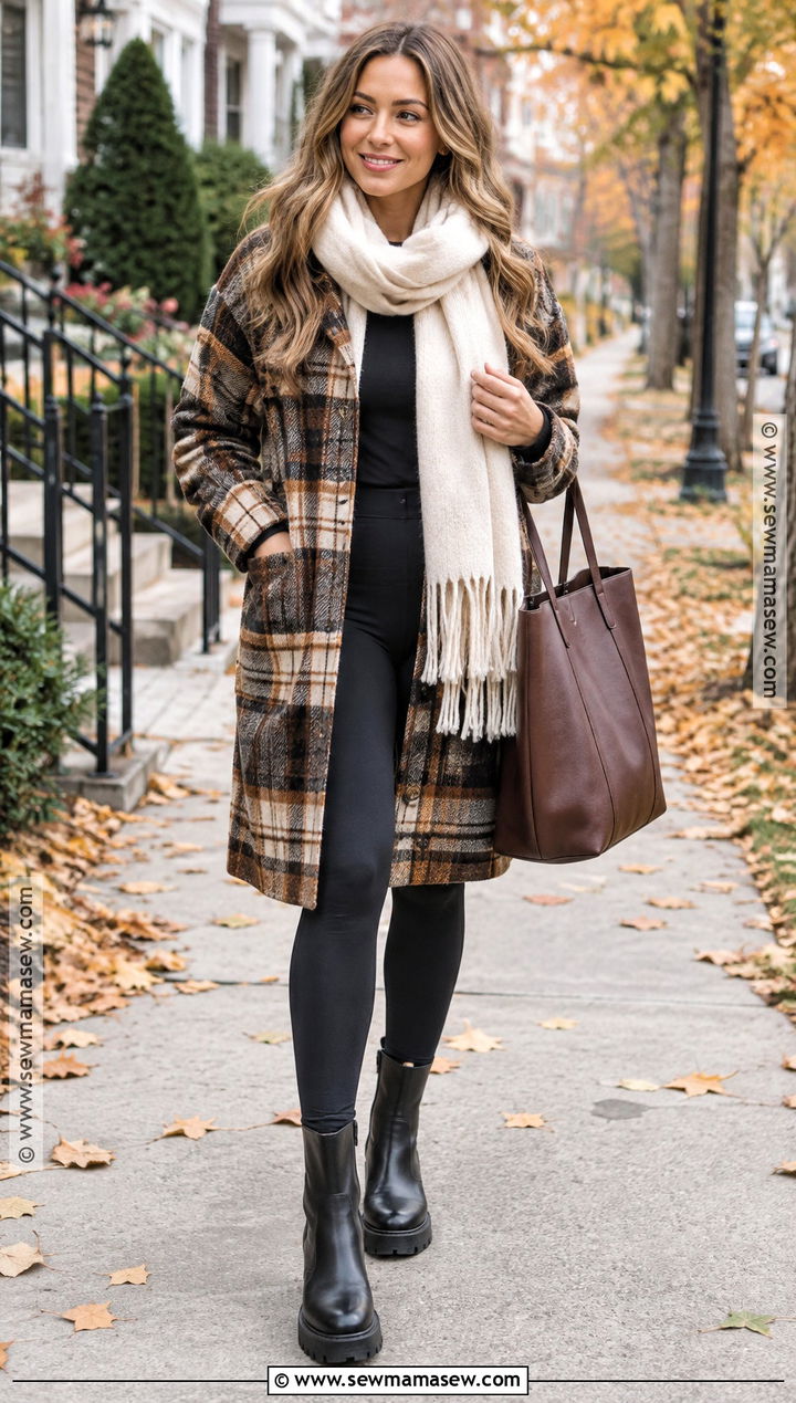 Autumn Shacket And Leggings Outfit - 25 autumn fashion ideas 2026