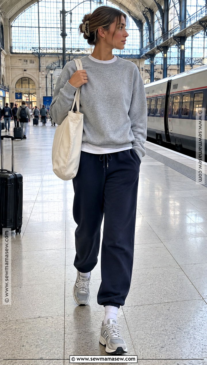 Autumn Tie Sweatpants With A Crewneck Sweatshirt - 15 brandy melville autumn tie sweatpants ideas