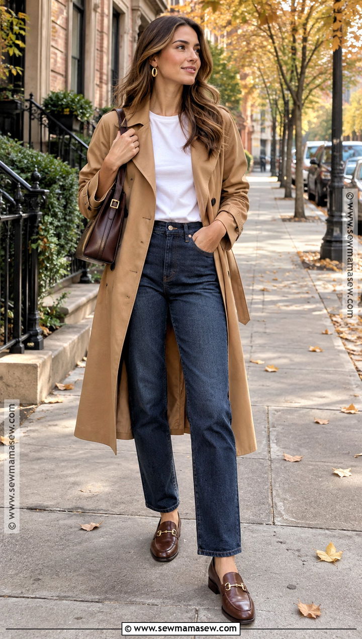Autumn Trench Coat Outfit - 25 autumn look ideas