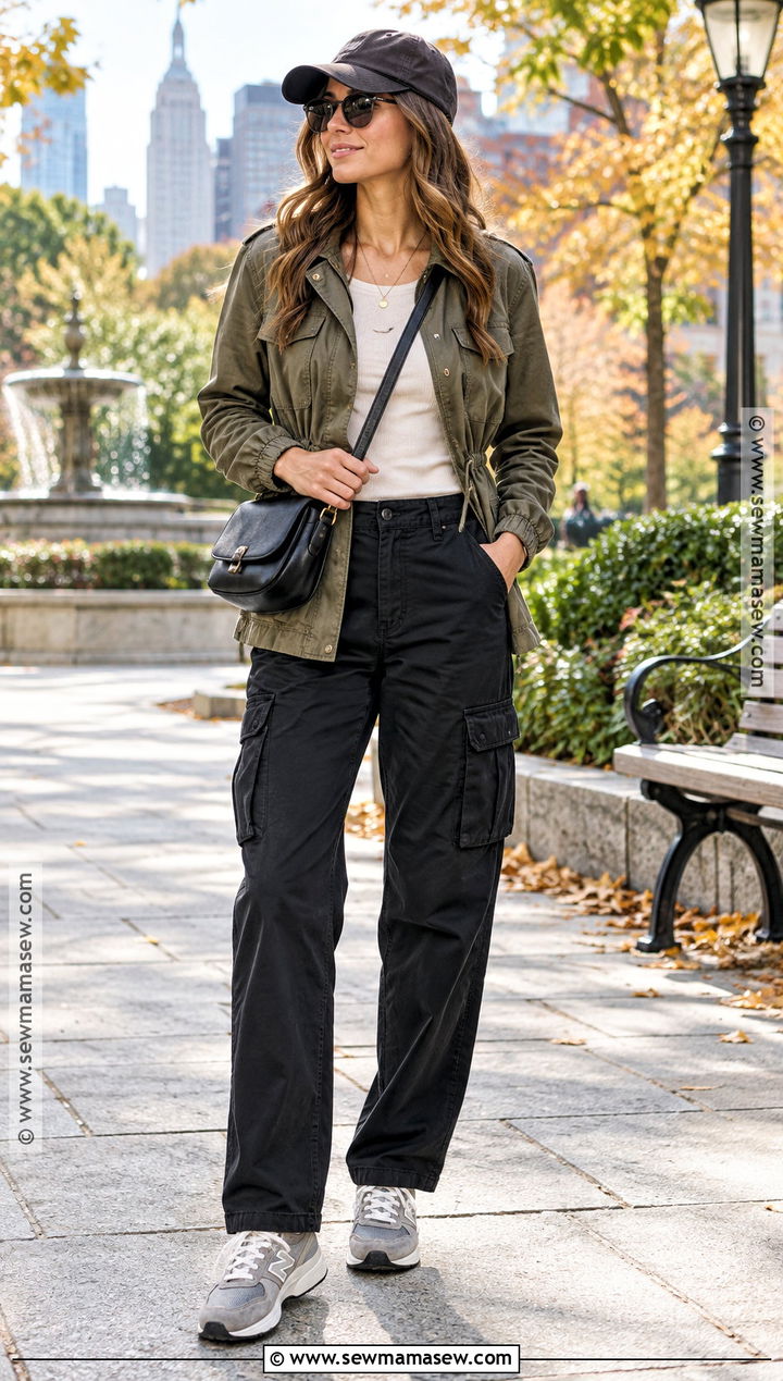 Autumn Utility Jacket And Cargo Pants Outfit - 15 Street Style Autumn Ideas 2026