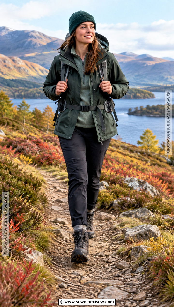 Autumn Walk Outfit With Parka And Hiking Boots - 25 autumn walk outfit ideas
