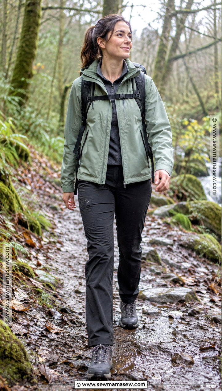 Autumn Walk Outfit With Rain Jacket And Walking Pants - 25 autumn walk outfit ideas