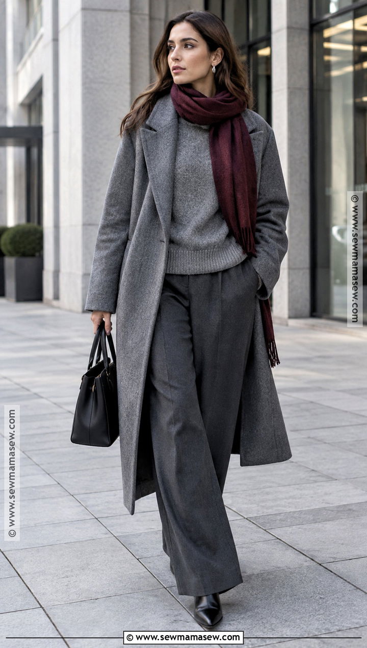 Autumn Winter Monochrome Gray Outfit - 25 autumn winter outfits