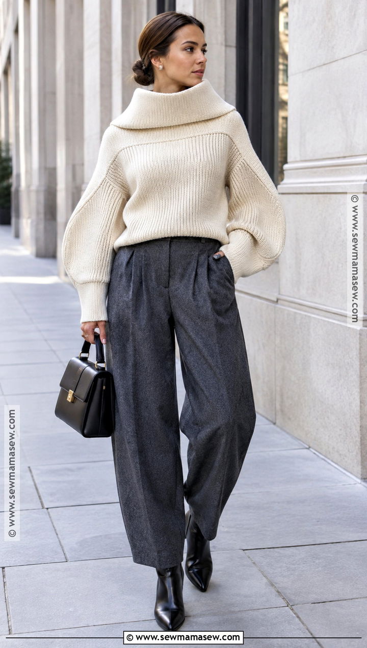 Avant Garde Architectural Knit Outfit - 15 Fall Avant Garde Fashion Ideas