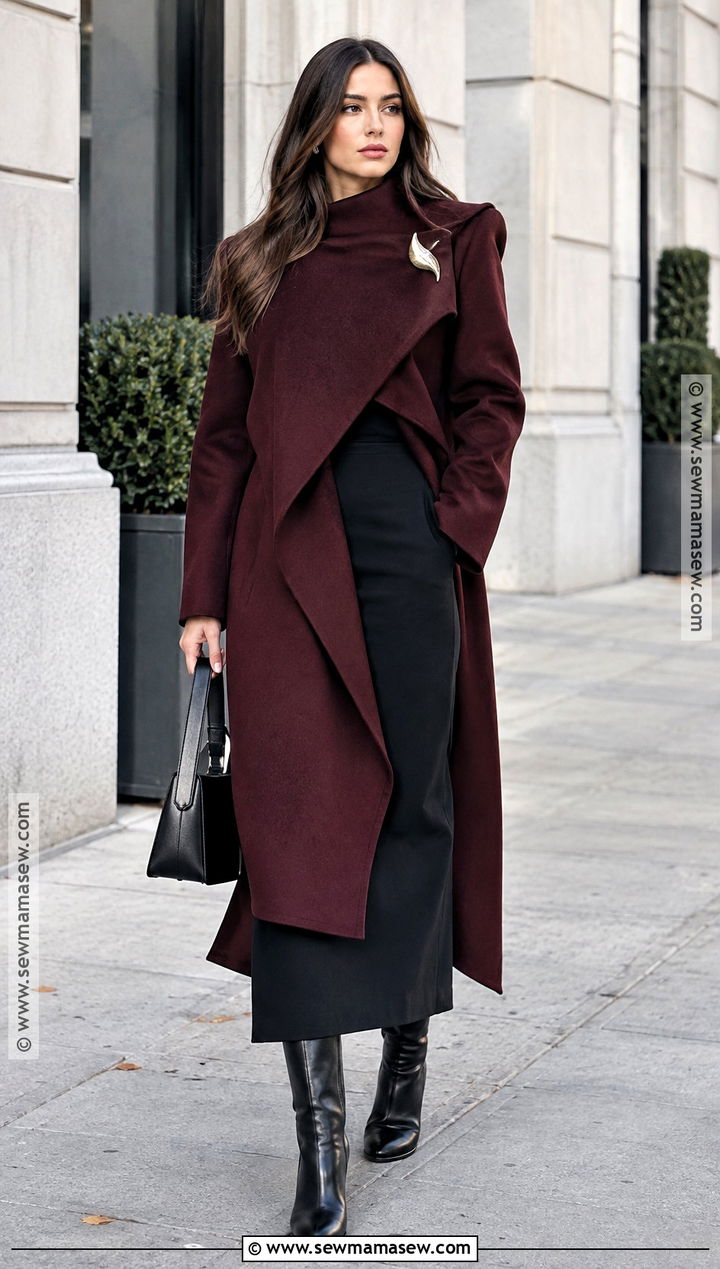 Avant Garde Asymmetrical Coat Outfit - 15 Fall Avant Garde Fashion Ideas