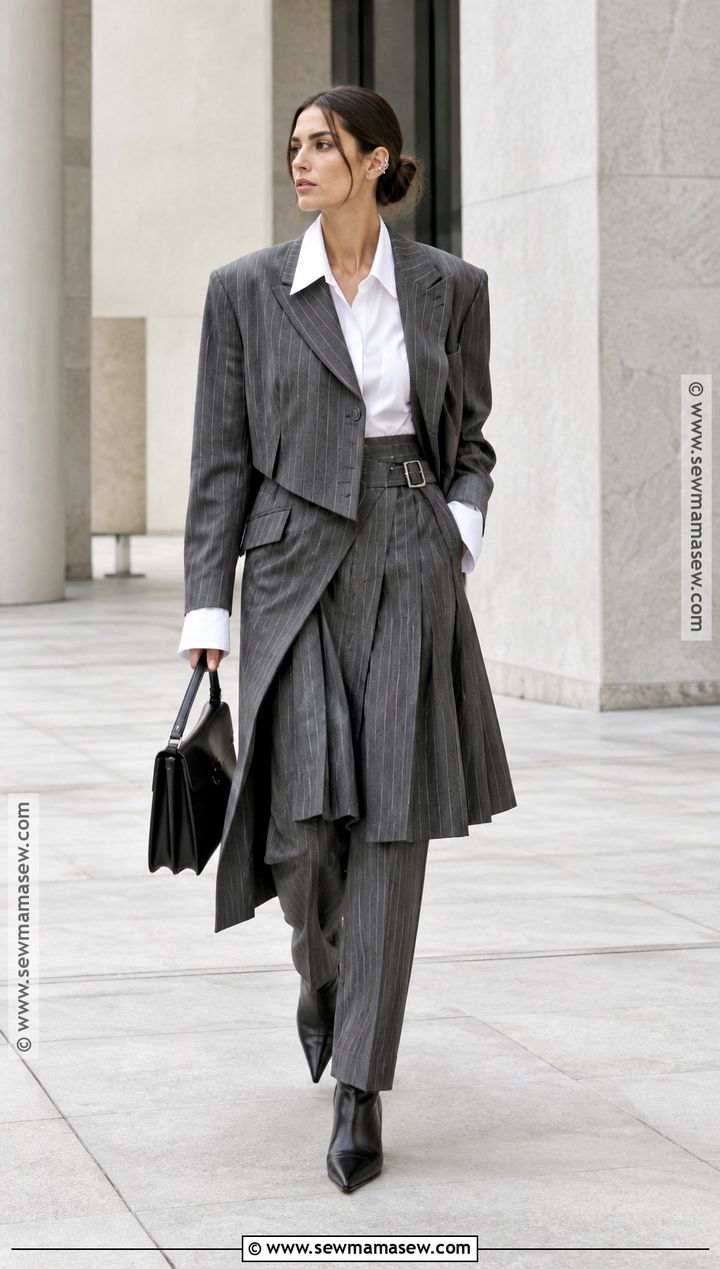 Avant Garde Deconstructed Suit Outfit - 15 Fall Avant Garde Fashion Ideas
