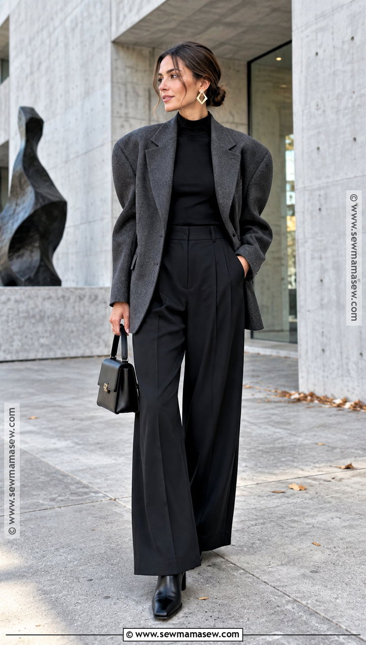 Avant Garde Sculptural Blazer Outfit - 15 Fall Avant Garde Fashion Ideas
