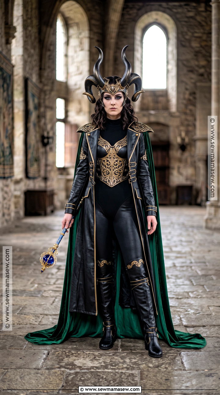 Avengers Loki Costume With Gold Armor - 30 Loki Costume Ideas for Females
