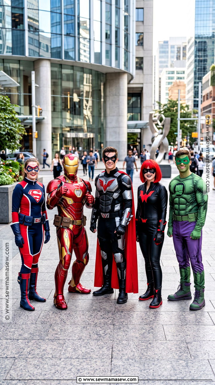 Avengers Superhero Group Costume - 40 5 Person Halloween Costume Ideas
