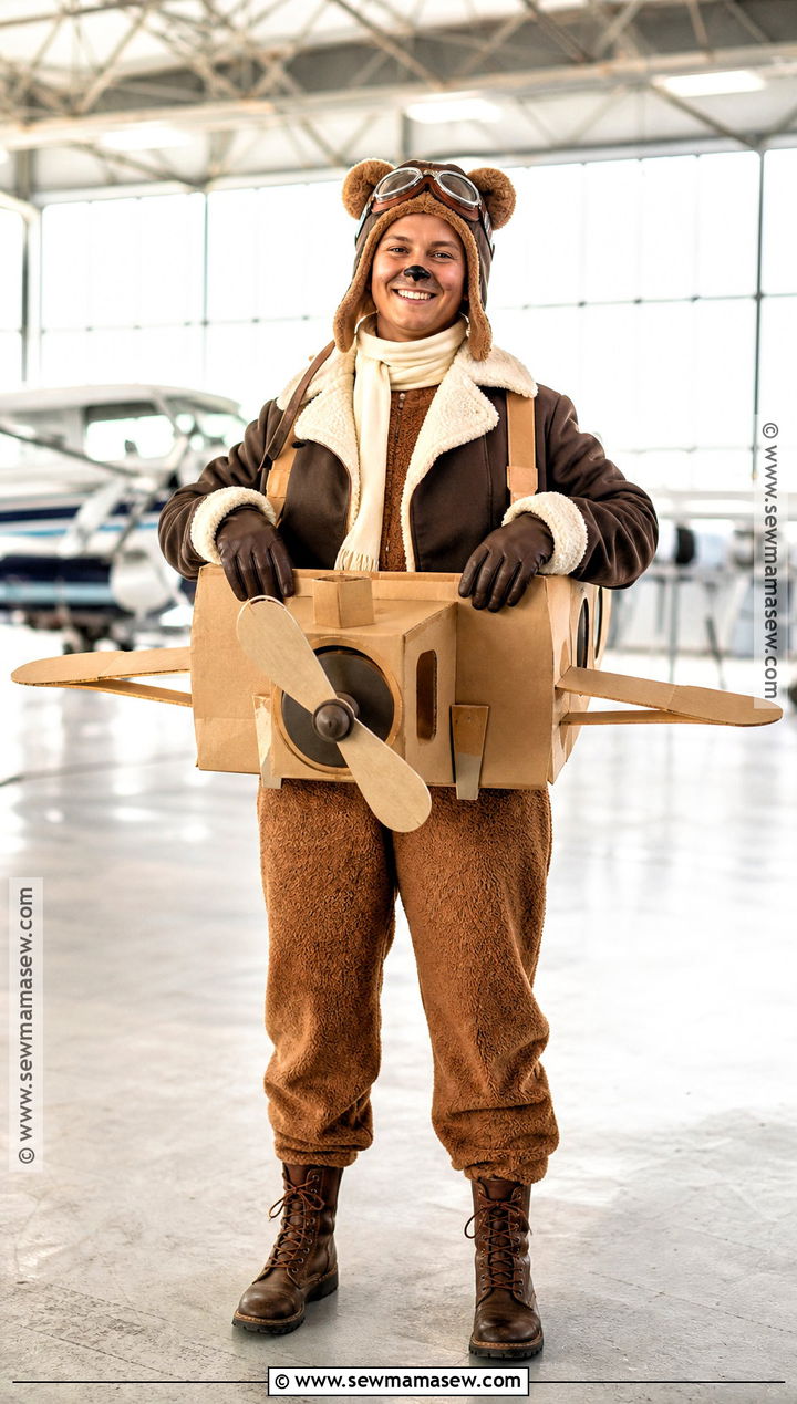 Aviator Teddy Bear Costume - 35 teddy bear costume ideas