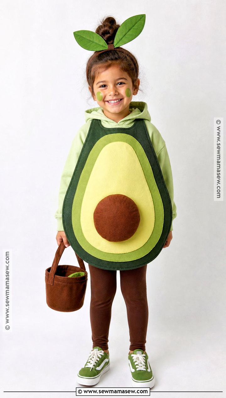 Avocado Costume For Kids - 30 fruit costumes for kids