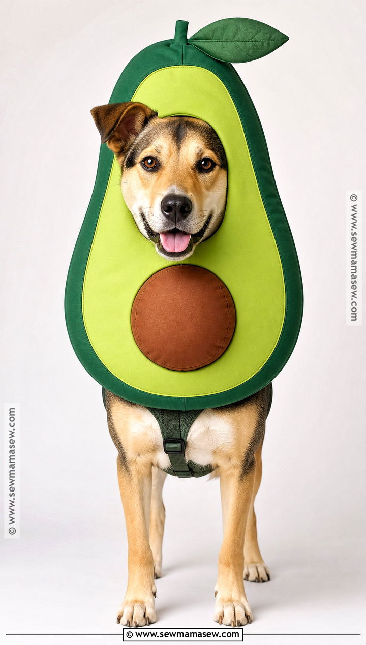 Avocado Dog Halloween Costume - 45 dog halloween costumes