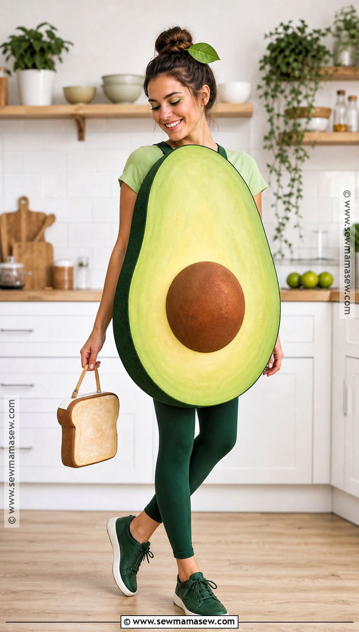 Avocado Green Costume - 35 green halloween costumes