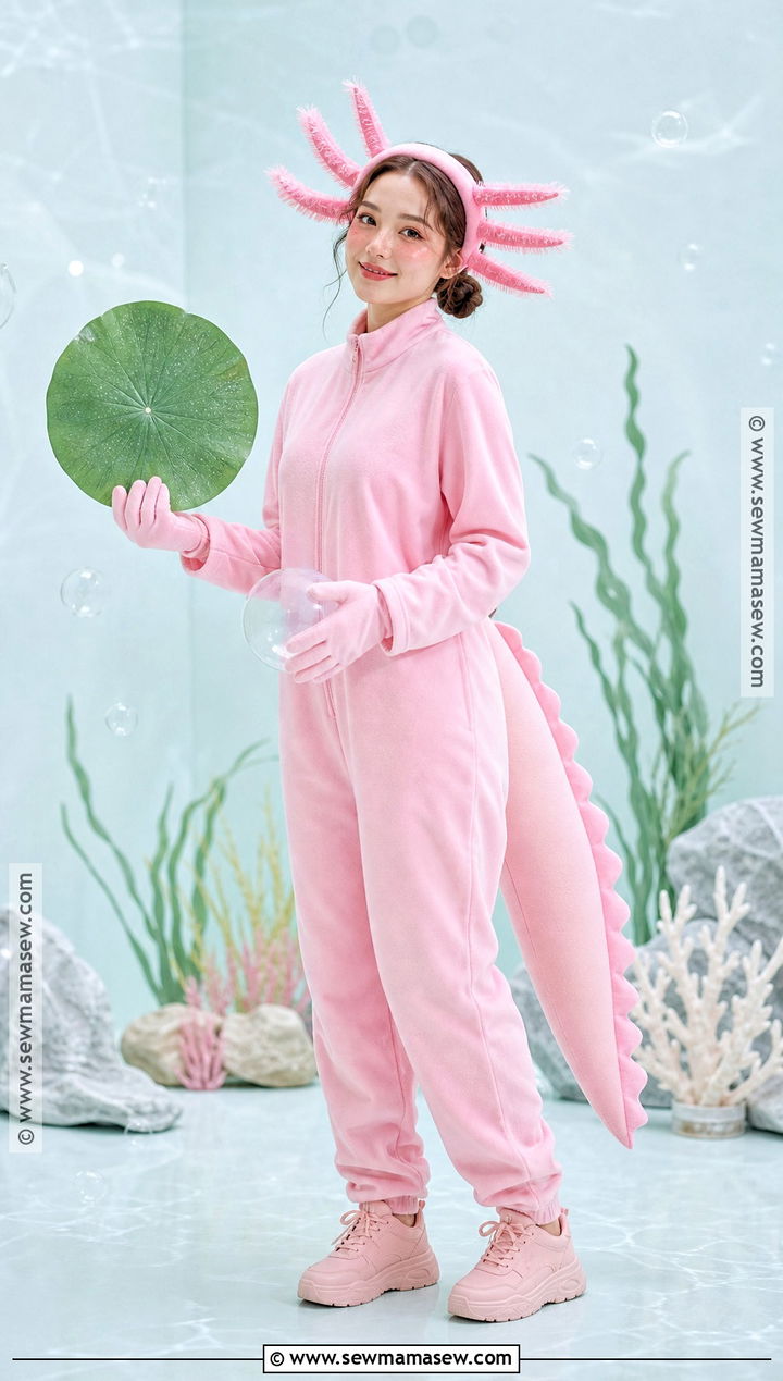 Axolotl Costume - 50 niche halloween costumes