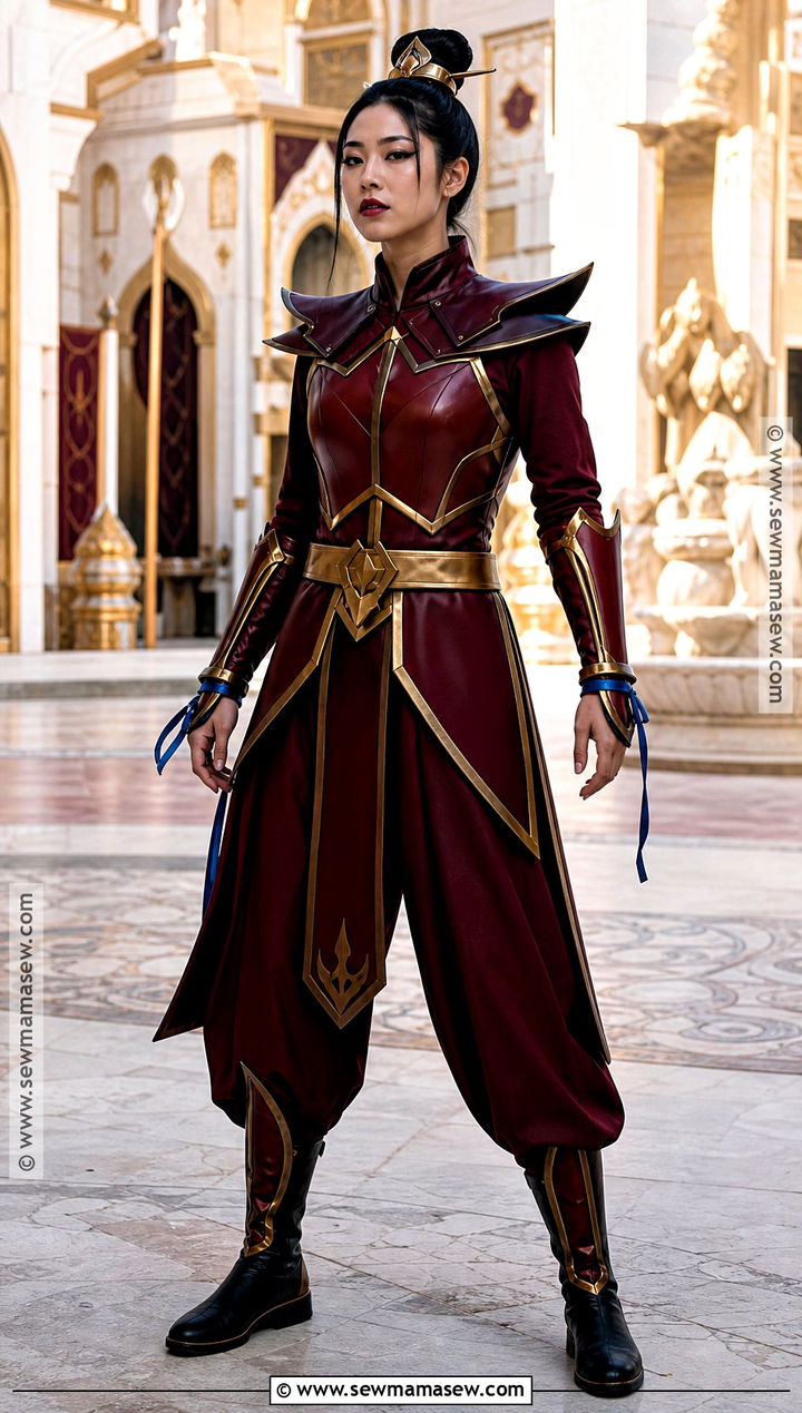 Azula Costume With Red Armor - 30 Villain Costume Ideas