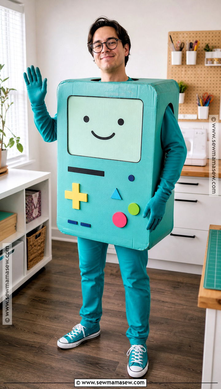 BMO Cardboard Cosplay - 30 bmo cosplay ideas